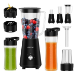 Vertenz Titan 30 taurės mai&scaron;ytuvas, 1000 ml ąsotis, 400 ml ir 600 ml gertuvės, kavos malūnėlis, TURBO funkcija, BPA-free