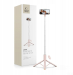 Asmenukių lazda ("Selfie sticks") TECH-PROTECT L09S BLUETOOTH SELFIE STICK TRIPOD PINK