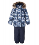 Lenne žieminis komplektas berniukams 25318*2930, mėlynas/baltas