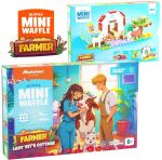 Marioinex Mini Waffle Farmer: 100 detalių, 4 gyvūnai, 2 figūrėlės