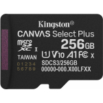 Kingston Microsdxc atminties kortelė 256gb Canvas Select Plus 3