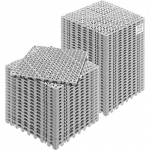 Modulinė grindų plytelė Vevor, 30x30 cm, pilka, 50 vnt.