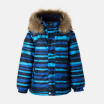 Huppa Berniukų žieminė striukė MARINEL, navy pattern