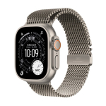 Apple Watch Ultra 3&nbsp;GPS + Cellular&nbsp;49mm&nbsp;Natural Titanium Case with Natural Titanium Milanese Loop - Medium - MEWY4ET/A