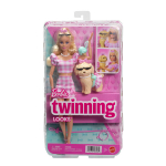 Lėlės ir &scaron;unelio rinkinys Barbie Twinning Looks JFP36