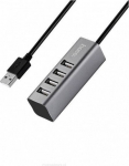 USB &scaron;akotuvas Hoco HB1 su 4 USB jungtimis, USB хаб Hoco HB1 с 4 USB портами