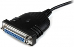 USB adapterio kabelis į DB25 - STARTECH - 1,80 m - USB 2.0 - Spausdintuvui - Juodas