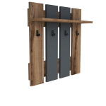Drabužių kabykla Kalune Design Mita, ruda/pilka