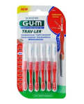 Tarpdančių &scaron;epetėliai impregnuoti 6 vnt. G.U.M.&reg; (1314) Travler 0,8 mm
