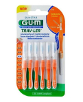 Tarpdančių &scaron;epetėliai 6 vnt. G.U.M.&reg; (1412) Travler 0,9 mm