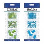 Starpak biuro reikmenys: 54 vnt. segtukai, sąvaržėlės, atsegamosios adatos