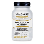 Maisto papildas Rausvosios rodiolės ekstraktas VemoHerb Rhodiola Rosea, 90 kaps.
