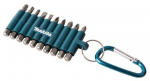 Sukimo antgalių komplektas Makita D-65028, 10 vnt