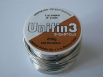 Litavimo viela Unipak Sn97cu3 2mm 250g