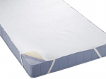 Biberna" vandeniui atsparus čiužinio paklotas 70 x 140 cm baltas