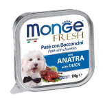 Monge Fresh pa&scaron;tetas su Antienos gabaliukais, suaugusiems &scaron;unims 100g