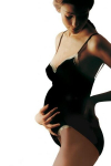 Pėdkelnės nė&scaron;čiosioms Marilyn Mama 40 DEN, smėlio spalvos