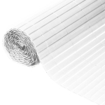Dvipusė sodo pertvara Nature, 1x3m, PVC, balta