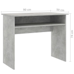 Ra&scaron;omasis stalas, 90x50x74cm, betono