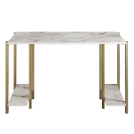 Ra&scaron;omasis stalas Reader, baltas/auksinės spalvos