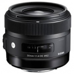 Sigma 30mm f/1.4 DC HSM Art, Nikon, Juoda