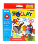Plastilinas iCLAY, 4 spalvos