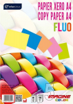 Spalvotas A4 popierius Interdruk Fluo 80g, 100 lapelių