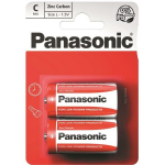 Panasonic elementai Red Zinc R14 (C), 2 vnt.