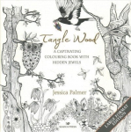 Tangle Wood A Captivating Colouring Book with Hidden Jewels