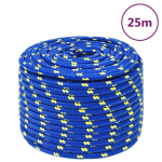 Valties virvė vidaXL, mėlyna, 14mm, 25m