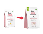 Brit Care visų veislių suaugusiems &scaron;unims su vabzdžiais ir žuvimi, 3 kg (nauja pakuotė)