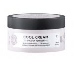Dažomoji plaukų kaukė Maria Nila gentle nourishing mask without permanent color pigments 8.1 Cool Cream, 100 ml