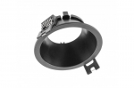 KERLA ta&scaron;kinio &scaron;viestuvo korpusas, IP20, &Oslash;85x36 mm, juodas