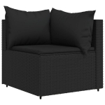 Sodo sofa vidaXL, juoda