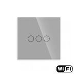 WiFi tripolis sensorinis jungiklis, pilkas 600W