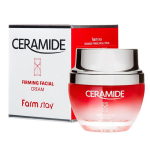 Dieninis kremas Farm Stay Ceramide stangrinamasis veido kremas nuo rauk&scaron;lių, stangrinantis, 50 ml
