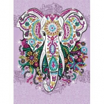 Deimantinė mozaika Sequin Art Elephant, 25 x 34 cm