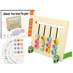 Edukacinis žaidimas Import LEANToys Four Colours Animals