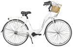 Dviratis Azimut Sarema 28" ALU 2023, baltas
