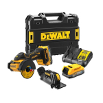 Akumuliatorinis diskinis pjūklas DeWalt DCS438E2T-QW, 18V, su akumuliatoriumi