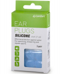 Ausų ki&scaron;tukai 4-Comfort Silicone 3 poros, balti