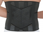 Nugaros įtvaras Scudotex Diamond, 6 dydis, juodas