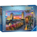 Dėlionė su Tower tiltu Ravensburger, 1000 d.