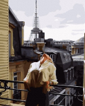 Tapyba pagal skaičius Oh Art! The Girl on the Balcony, 40x50 cm