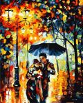Tapyba pagal skaičius Oh Art! Two under the lantern, 40x50 cm