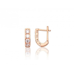 Auksiniai auskarai moterims Diamond Sky Confetti XVIII DS02A586