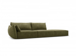 De&scaron;ininė sofa Vanda, 4 sėdimos vietos, žalia