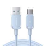 Kabelis USB-A - USB-C 3A 1.2m mėlynas