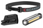 Galvos žibintuvėlis Scangrip Flex Wear Kit, juodas