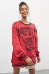 Džemperis moterims Mitchell & Ness, raudonas